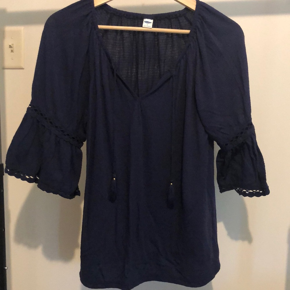 Old Navy, Navy Blue Blouse, size S